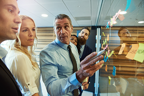 Businessman in a meeting with colleagues Businessman in a meeting with colleagues